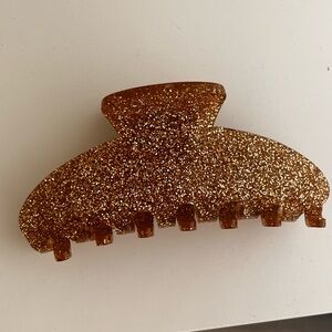 Emi Jay Gold Glittery Hair Claw Clip